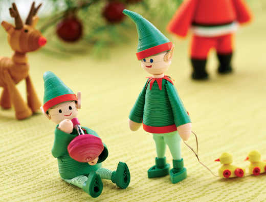 Quilled Elves