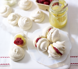 Raspberry Crush Mini Meringues