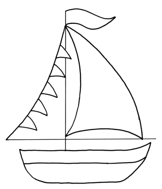 Sailboat Cushion Motif