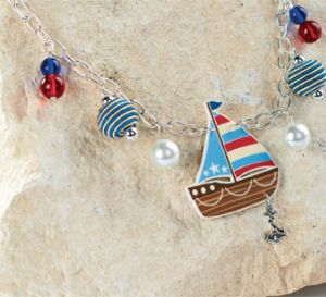 Make Seaside Boat Necklace