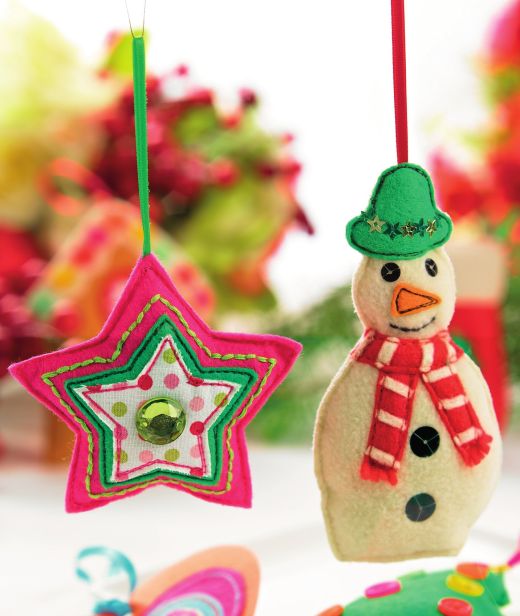 Stitch Festive Christmas Decorations