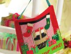 Stitched Santa Sign And Card