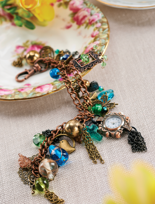 Upcycled Charm Bracelet