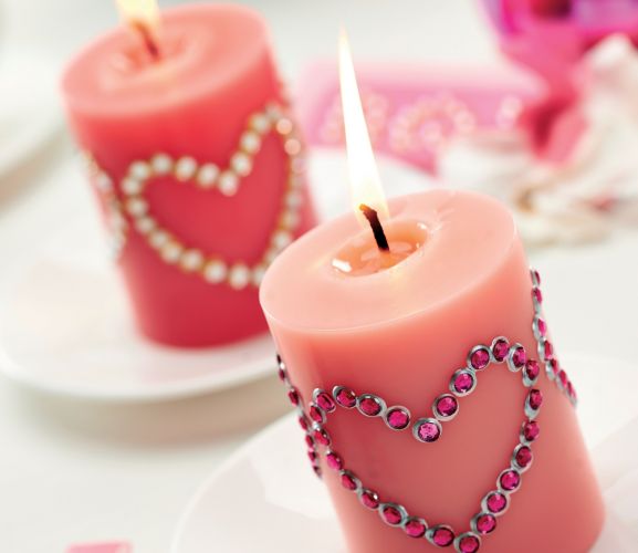 Valentine Candle Heart