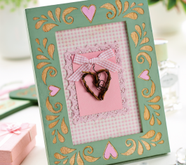 Wood Engraved Frame