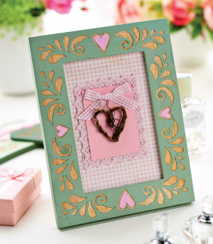Wood Engraved Frame