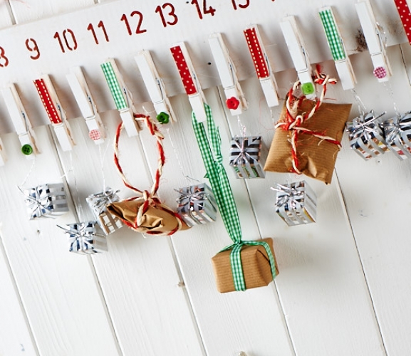 Wooden Peg Advent Calendar Free Craft Project More Crafts Crafts