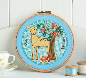 Woodland Hoop Art