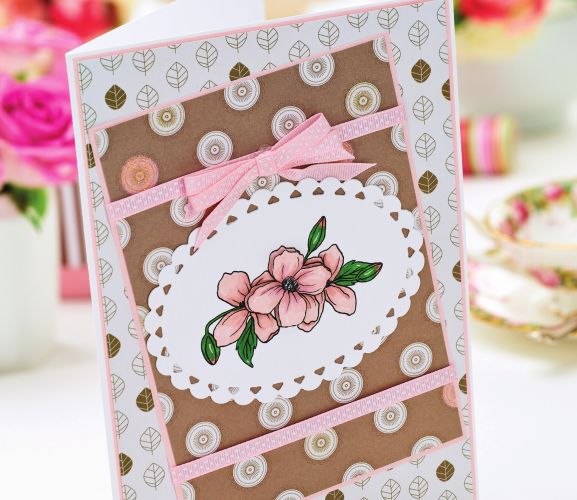 Clematis Themed Painted Cards