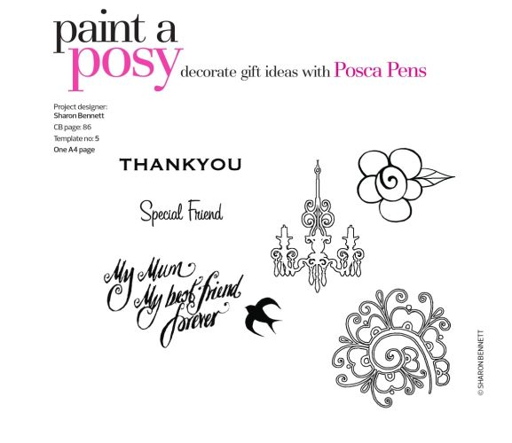 Decorate Gift Ideas With Posca Pens