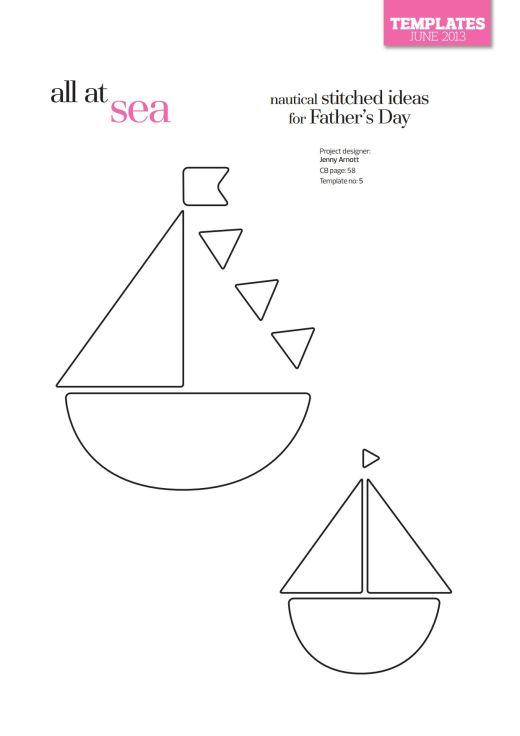Nautical Stitched Ideas For Fathers Day