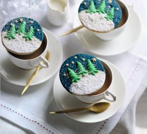Snow Scene Cookies