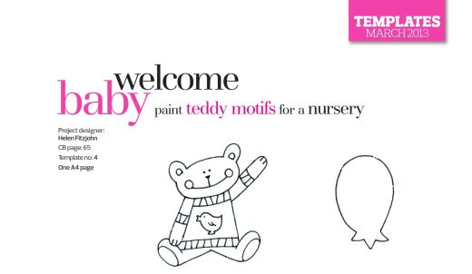 Paint Teddy Motifs For A Nursery