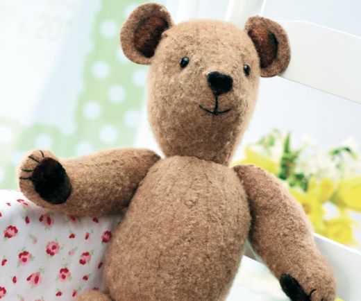 Stitched Vintage Teddy Bear