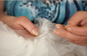 How to stitch a full length veil for under £15 - Part 1