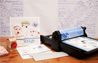 Make a scrapbooking layout with the Sizzix Big Shot Pro