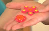 Use a paper punch with Fimo