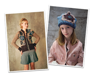 Medallion Cardi & Hat