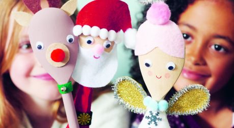 Christmas Wooden Spoon Puppets Christmas Wooden Spoon Puppets