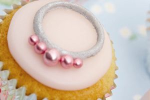 Pink & Silver Wedding Cupcake Recipe