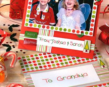 Christmas Children’s Scrapbook Layout Christmas Children’s Scrapbook Layout