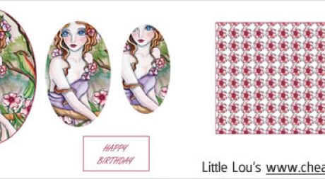 Whimsical Fairy Print Free Papers & Motifs Whimsical Fairy Print Free Papers & Motifs
