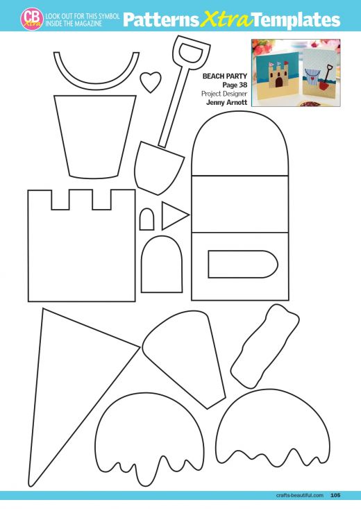 Beach Cards - Free Card Making Downloads | Card Making | Digital Craft ...