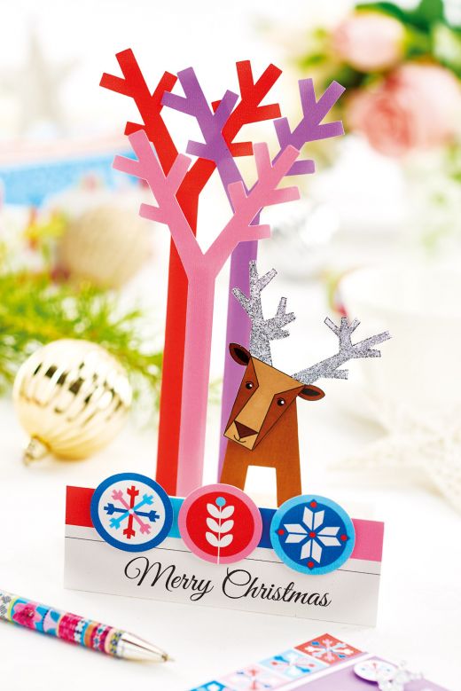 Jolly Papercraft Reindeer