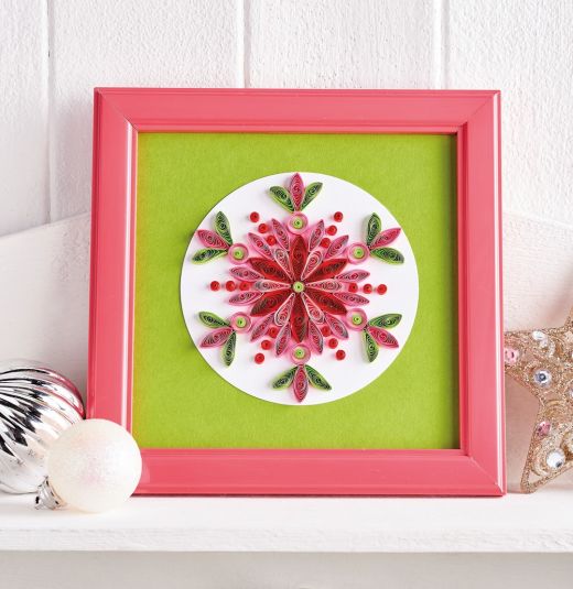 Quilled Filigree Snowflakes