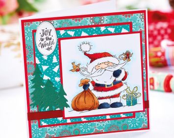Easy Layered Snowman Christmas Card