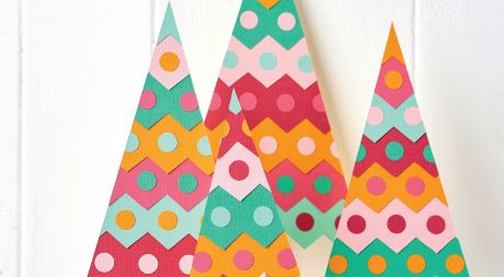 Make Christmas Trees from Card Make Christmas Trees from Card