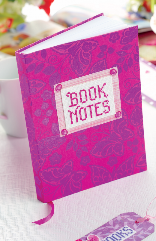 CrossStitched Book Accessories Free Craft Project Stitching