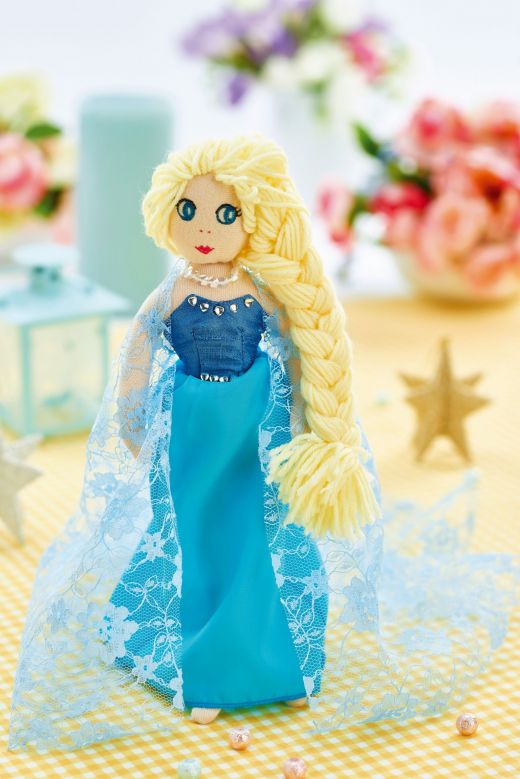 Stitched Snow Princess Doll