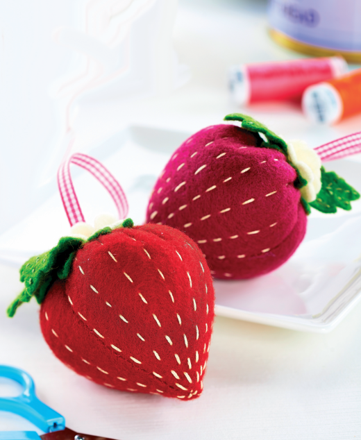 Strawberry Pincushions Free Craft Project Stitching Crafts