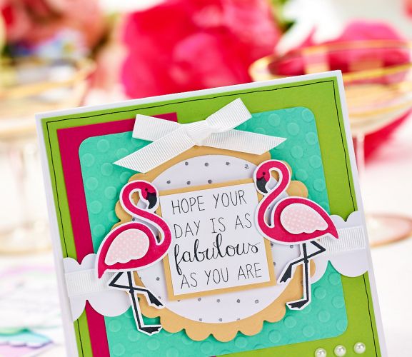 Flamingo Card Project Free Card Making Downloads Card Making