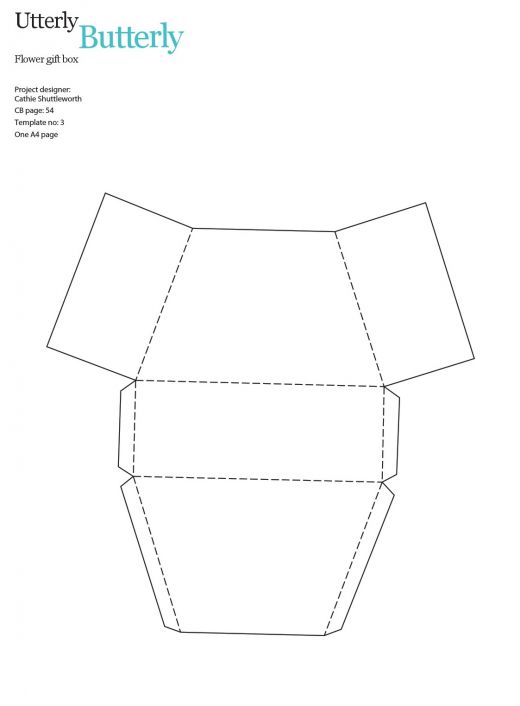 Flower Gift Box Free Card Making Downloads Card Making Digital