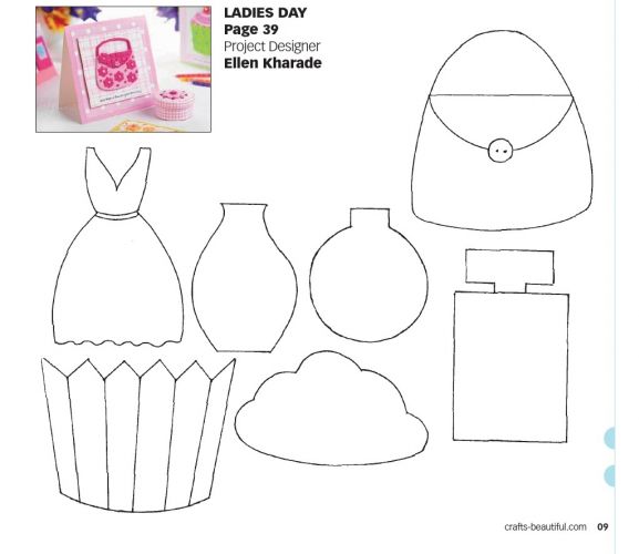 Girlie Polymer Clay Motifs - Free Card Making Downloads | Card Making ...