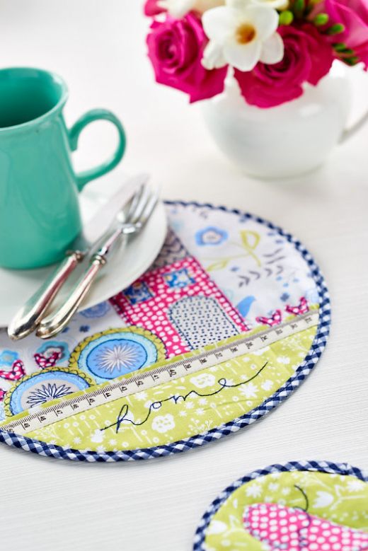 House Placemat Templates Free Card Making Downloads Stitching