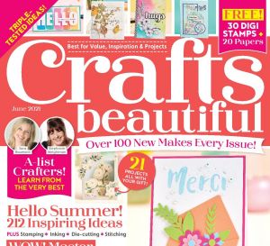 Crafts Beautiful June 2021 Issue 359 Template Pack