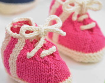 Knitted Baby Boots Knitted Baby Boots