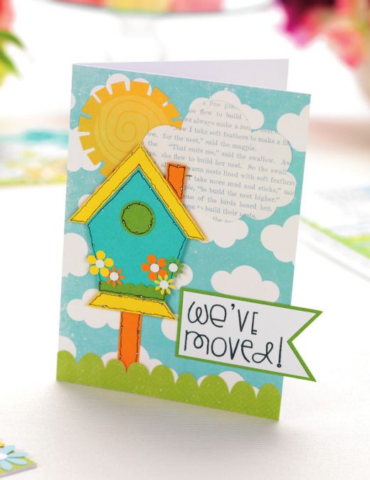 Moving Home Cards Free Card Making Downloads Card Making Digital Craft Crafts Beautiful