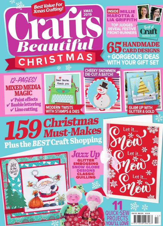 Download Crafts Beautiful Christmas Special 2019 Issue 338 Template Pack Free Card Making Templates Christmas Digital Craft Crafts Beautiful Magazine SVG Cut Files