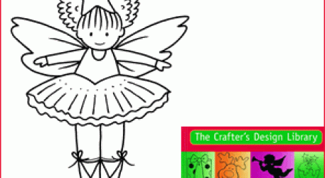 Cute Fairy Christmas Digital Stamp Cute Fairy Christmas Digital Stamp