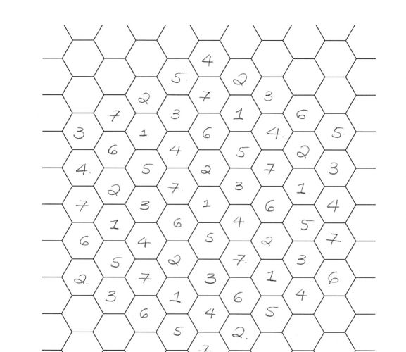 Hexagon Crochet Blanket Free Card Making Downloads