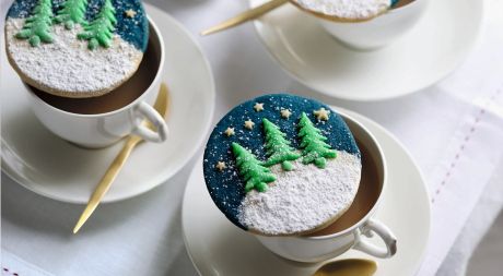 Snow Scene Cookies Snow Scene Cookies