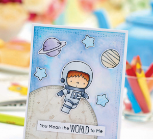Space Boy Card