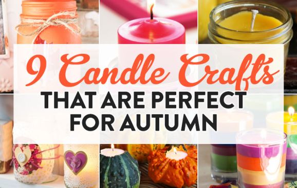 9 Candle Crafts That Are Perfect For Autumn