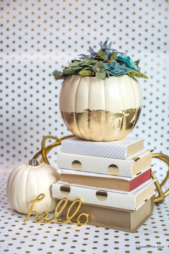 Lia Griffith’s Succulent Pumpkin Centrepiece