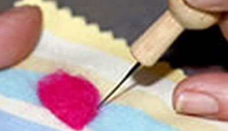 How to needle felt in 4 minutes - Part 1
