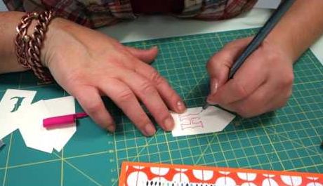 How to decorate your cards and gifts using craft stencils